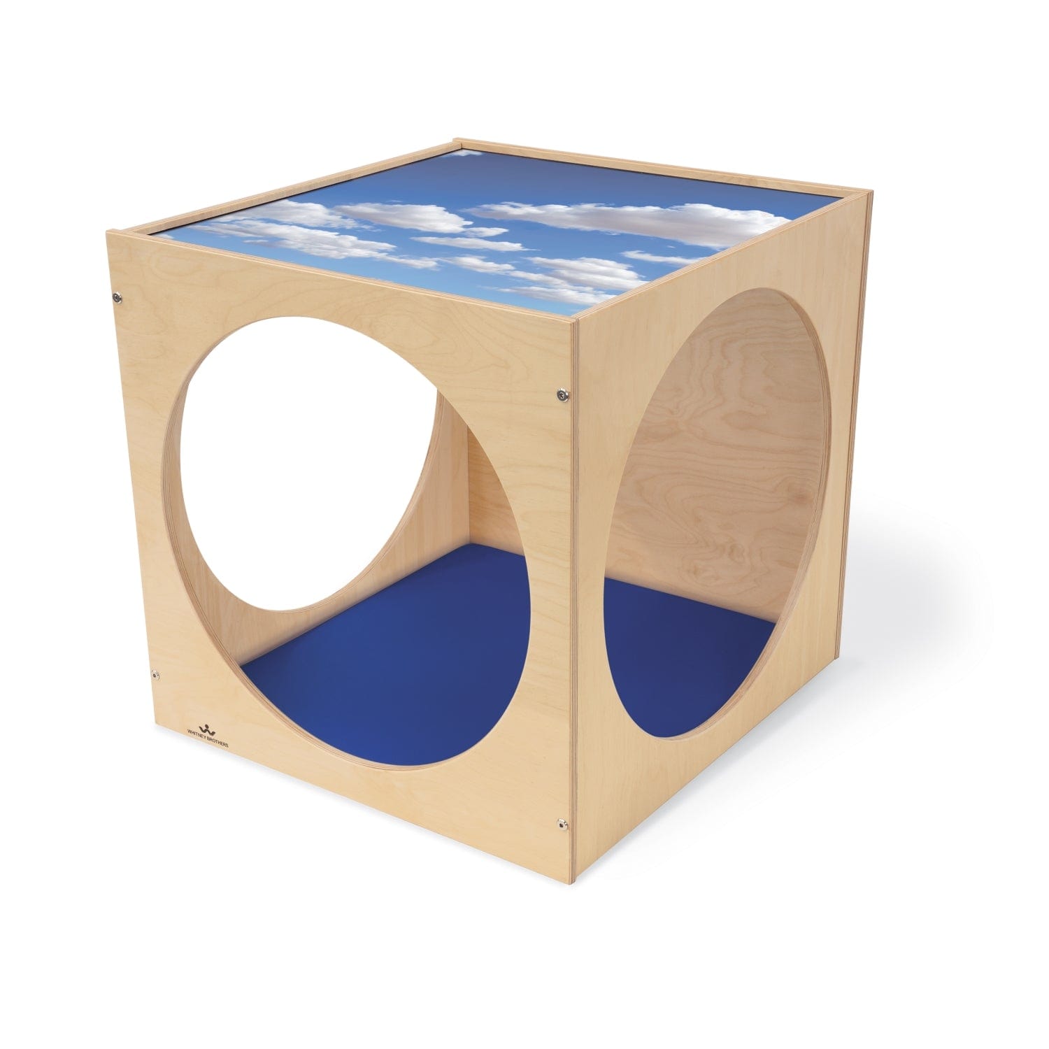 Acrylic Sky Top Play Cube and Mat for Toddlers - Safe & Durable Kids Activity Center for Indoor Play, Learning & Sensory Development