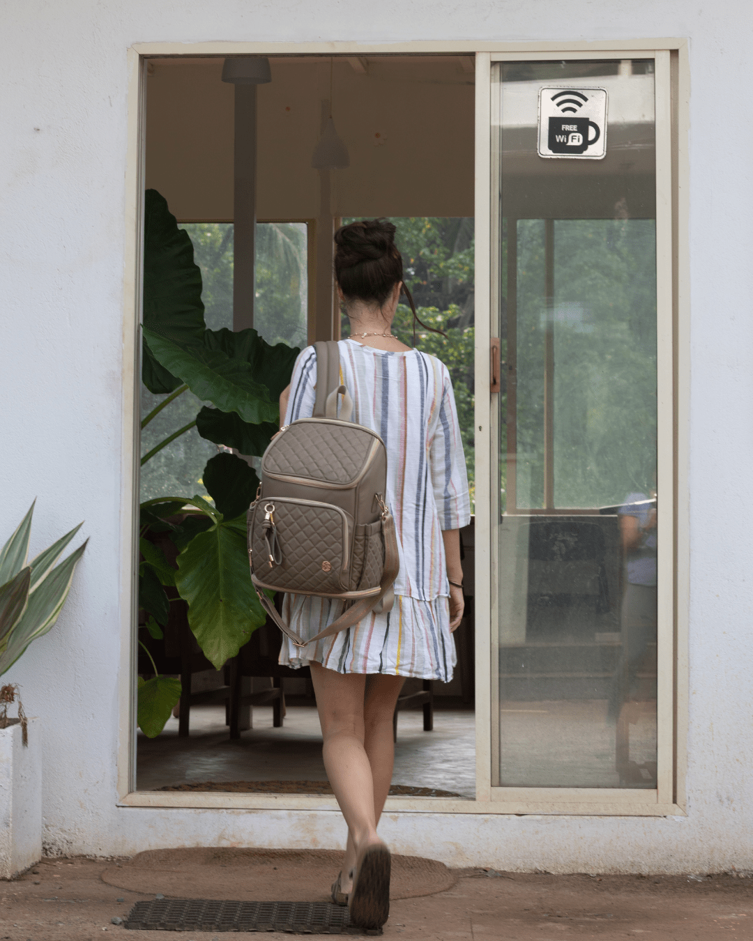 The City Trooper Mocha - Stylish & Durable Backpack for Urban Commuters, Students & Travelers | Perfect for Work, School & Outdoor Adventures