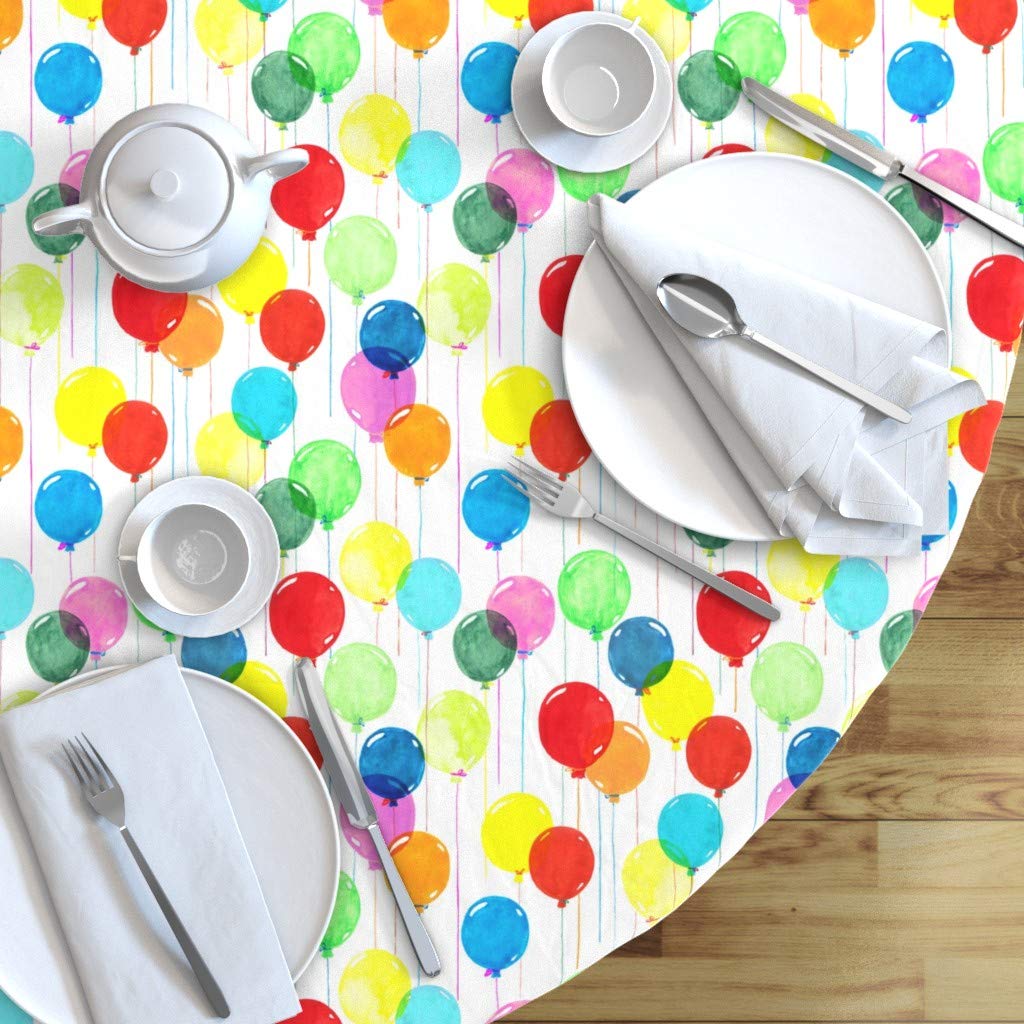 Custom Printed Cotton Sateen Tablecloth 70