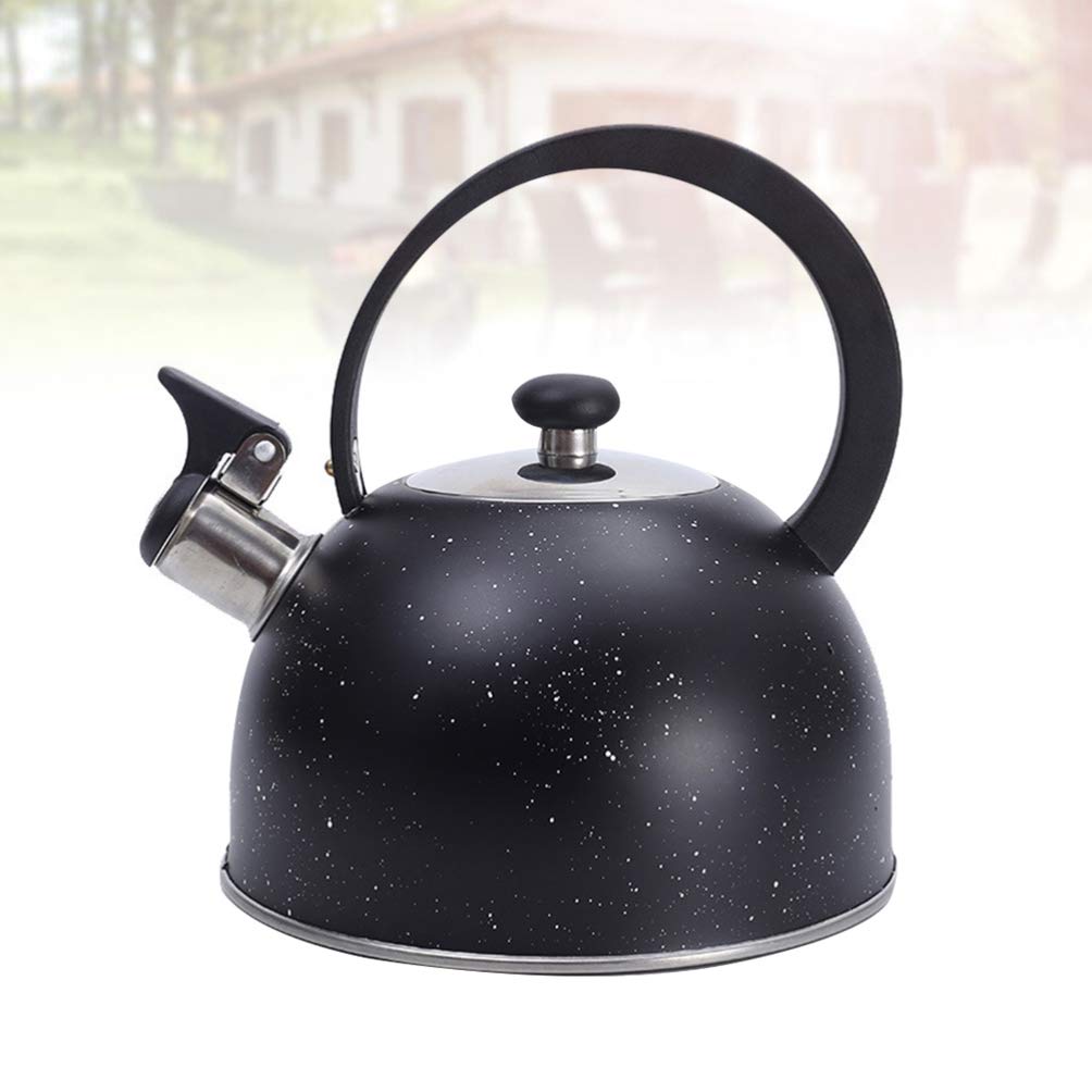 Cabilock 1pc Stainless Steel Hanging Pot - Boil Water, Coffee, Soup - Portable Camping & Home Kitchen Kettle for Outdoor Cooking & Tea Brewing