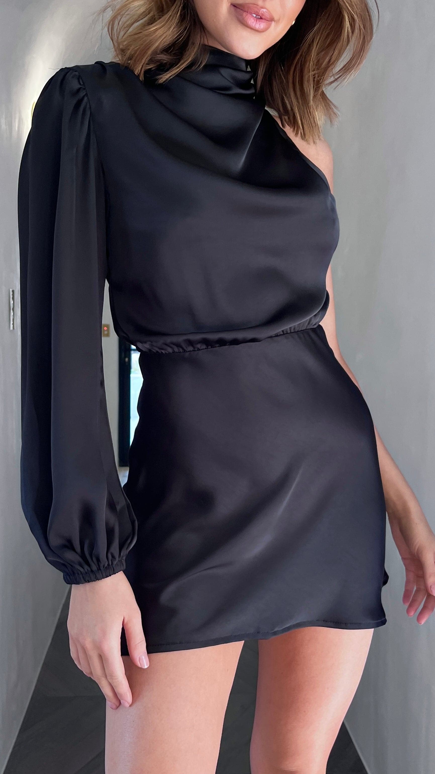 Lissy Mini Dress for Women - Black Sleeveless Bodycon Party Dress - Perfect for Night Out, Club, Date Night, and Special Occasions