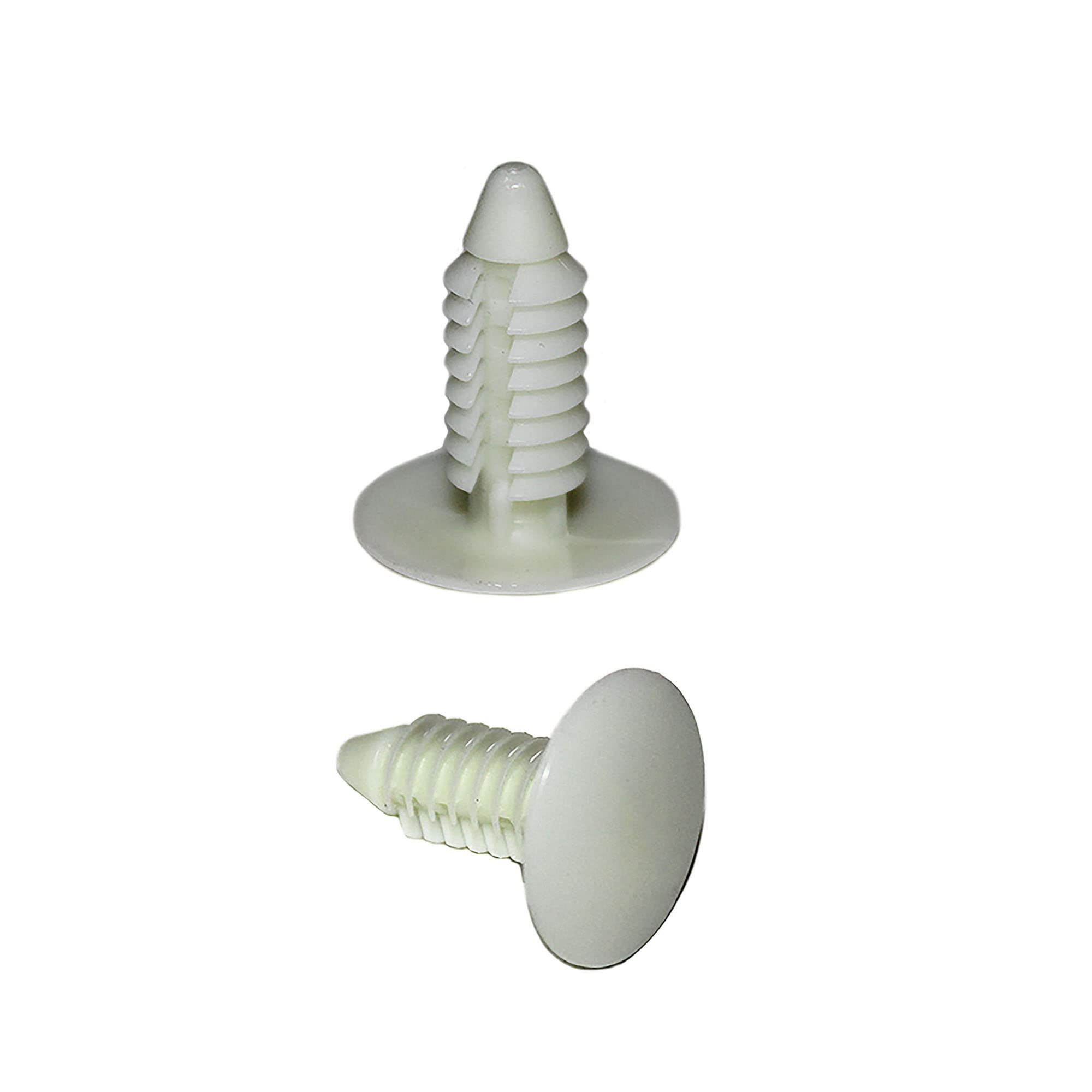 25 PCS White Strapping Rivets Fasteners - Multi-Gauge for Patio Lounge Chair Strap Repair, Outdoor Furniture, Fits 1/4