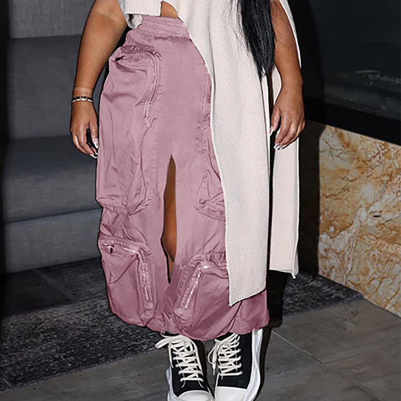 Women's Multi-Pocket Loose Cargo Skirt - Stylish Utility Skirt for Hiking, Travel & Casual Wear | Trendy Streetwear Fashion