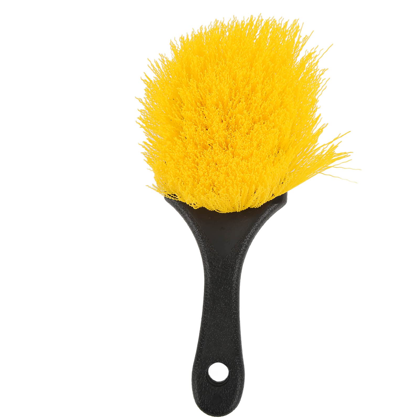 **Heavy Duty Car Wheel & Tire Cleaning Brush - Ergonomic Design for Truck, Trailer, RV, Motorhome - Interior & Exterior Scrubber - Durable Yellow Car Accessory (Perfect for Deep Cleaning, Detailing & Mobile Car Wash)**