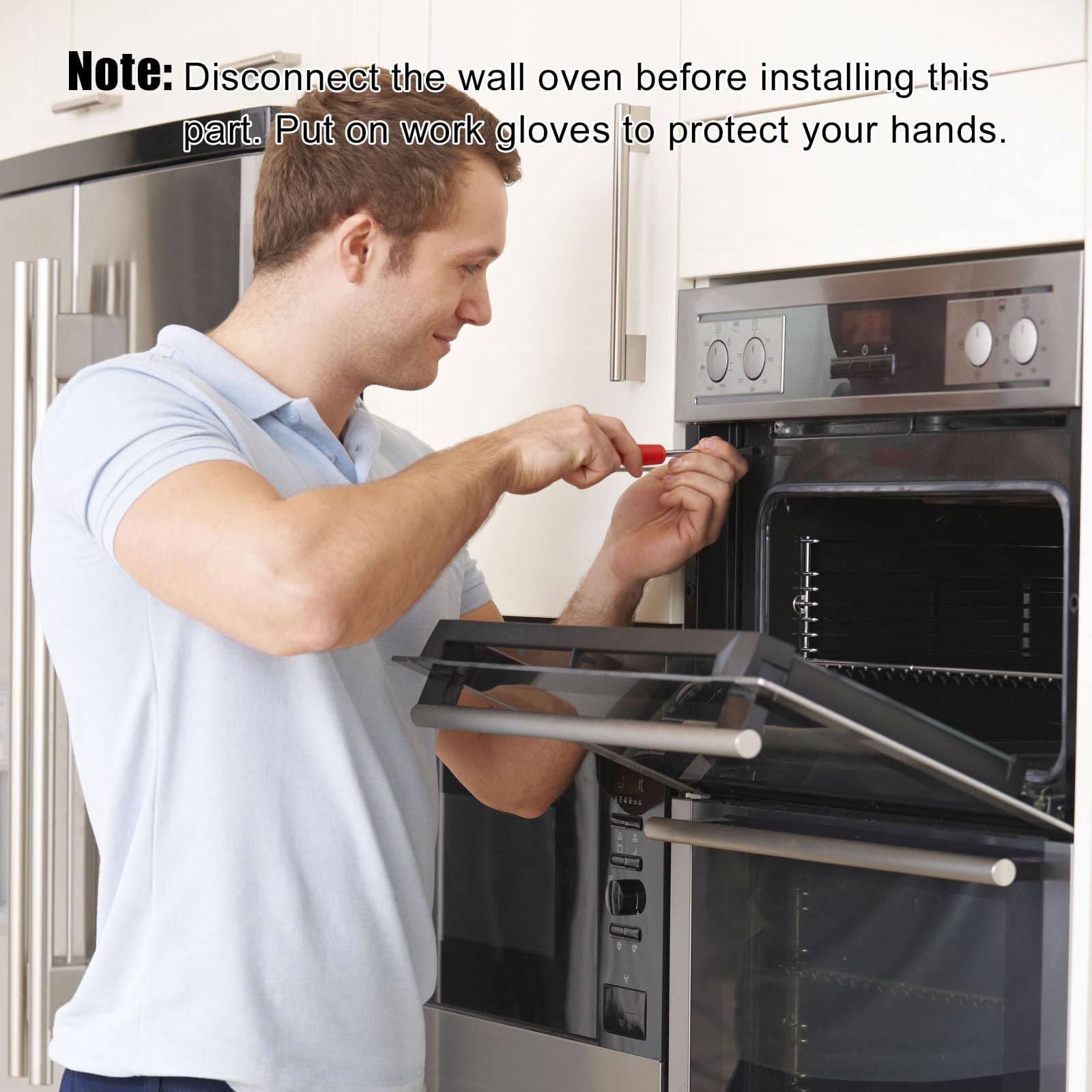 WB08T10002 Oven Lamp Holder & Light Bulb Replacement - Compatible with GE, Kenmore Ovens (769452, AH230438, EA230438) - Perfect for Wall Oven Lighting & Kitchen Appliance Repair