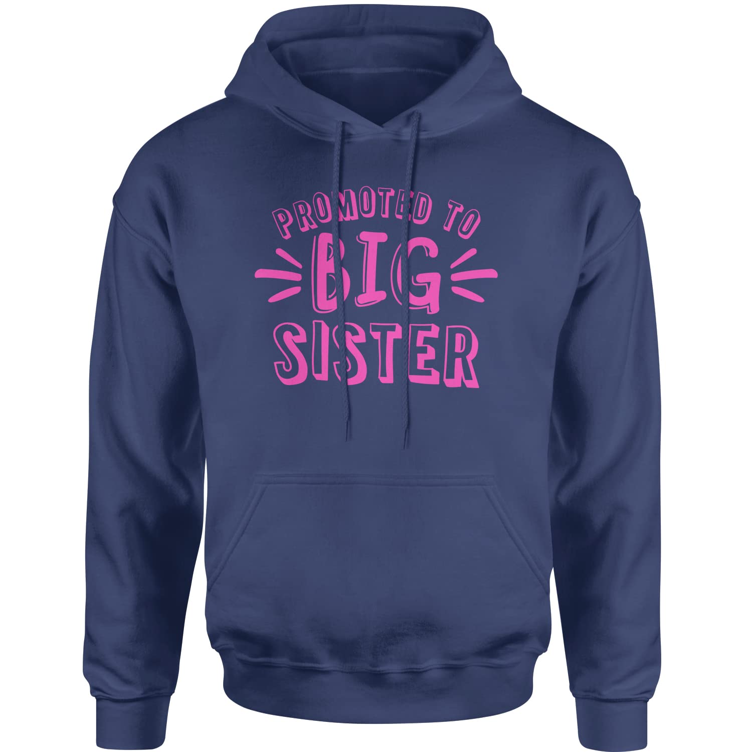 Big Sister Sibling Unisex Adult Hoodie - Expression Tees | Comfortable & Stylish Pullover for Women & Men | Perfect for Family Gifts, Sibling Bonding & Casual Outfits