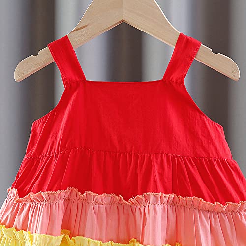 Princess Dress for Toddler Girls - Rainbow Tutu Dress for Birthday Party & Photo Shoot | CuteOn Toddler Formal Wear