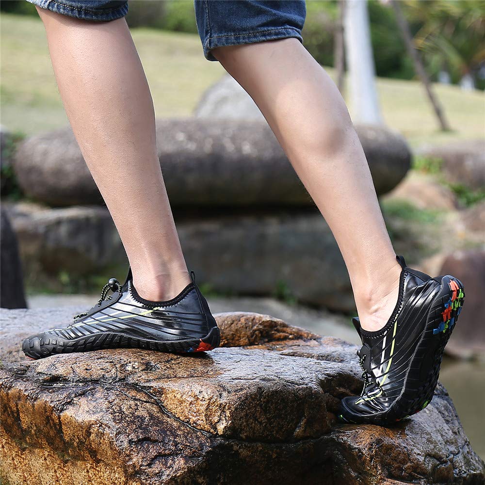 **Barefoot Water Shoes for Men & Women - Quick Dry Aqua Socks for Swimming, Beach, Yoga, Surfing & Water Sports - Lightweight & Breathable for Walking, Driving & Outdoor Activities**