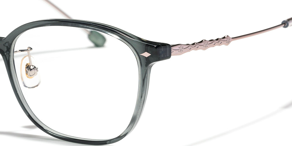 JINS x Disney Frozen Elsa 050 Eyeglasses - Blue Light Blocking, UV Protection for Kids & Adults - Perfect for Reading, Gaming, and Screen Time