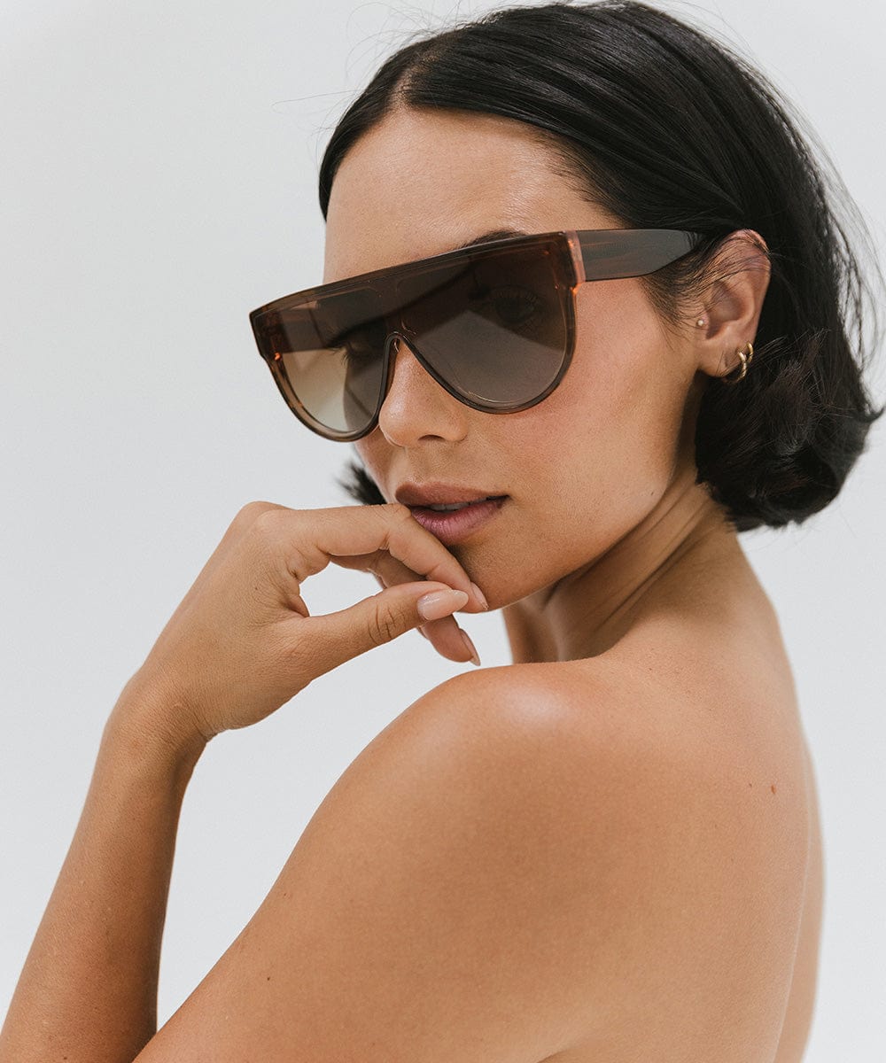 Britt Shield Sunglasses - UV Protection Polarized Sunglasses for Men & Women - Perfect for Driving, Running, and Outdoor Activities