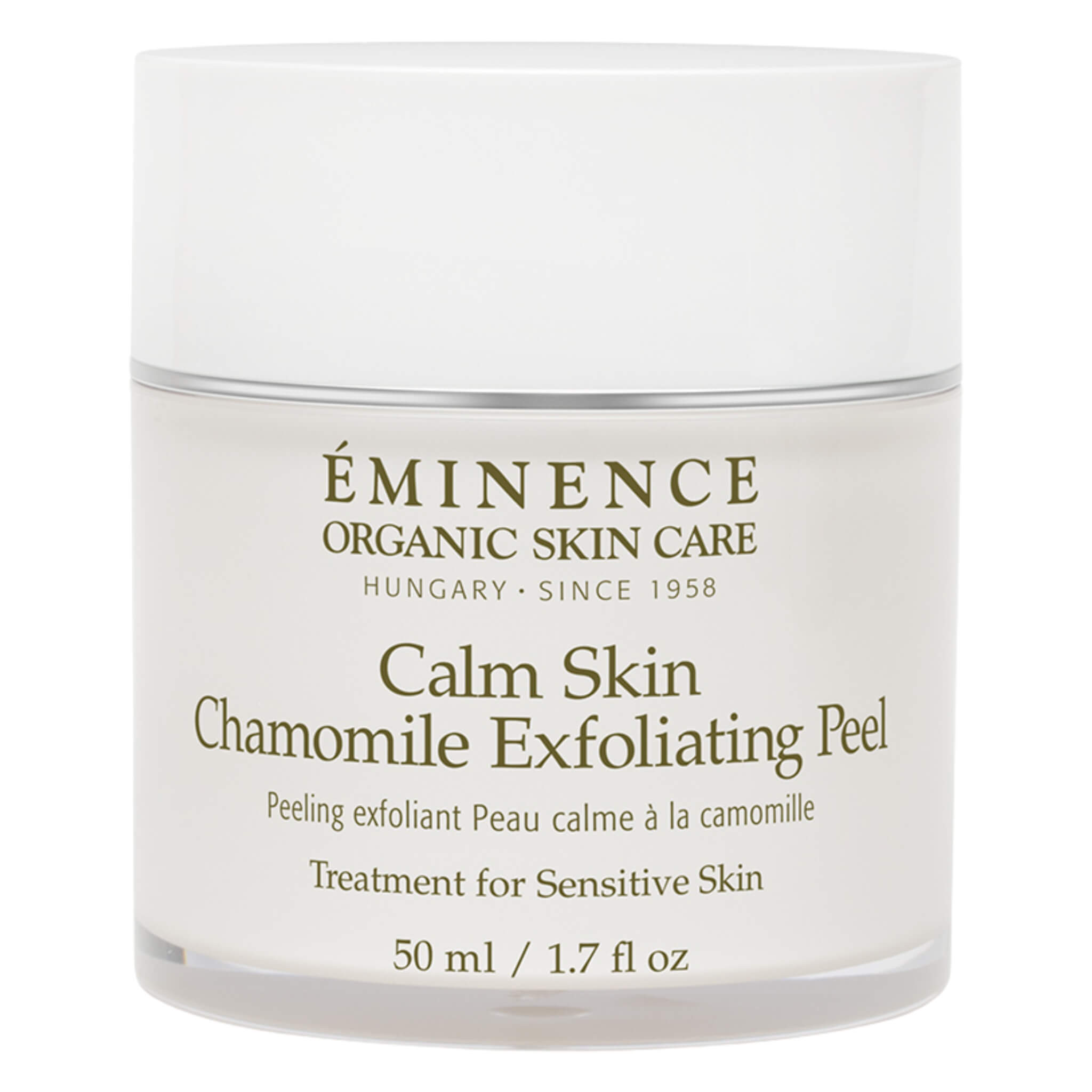 Calm Skin Chamomile Exfoliating Peel Mask - Gentle Face Scrub for Sensitive Skin - Soothing & Hydrating Facial Treatment for Dryness & Redness - Perfect for Nighttime Skincare Routine & Post-Sun Care