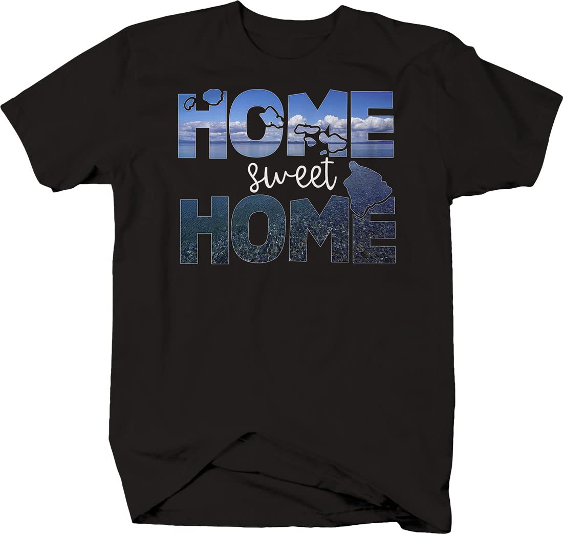 Hawaiian Ocean Island T-Shirts for Men - Comfortable Casual Beach Shirts with Tropical Print | Perfect for Vacation, Summer Outfits & Island Getaways