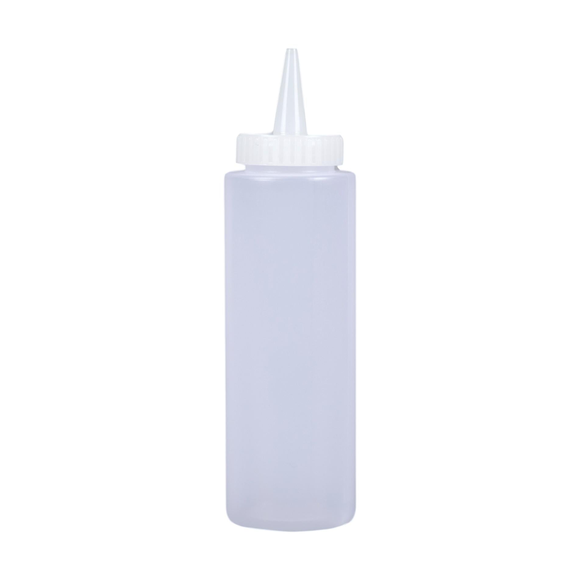 12-Pack 8 oz Clear Heat Resistant Glass Bottles for Essential Oils, DIY Beauty Products & Kitchen Storage - BPA Free, Leak Proof, Microwave & Dishwasher Safe