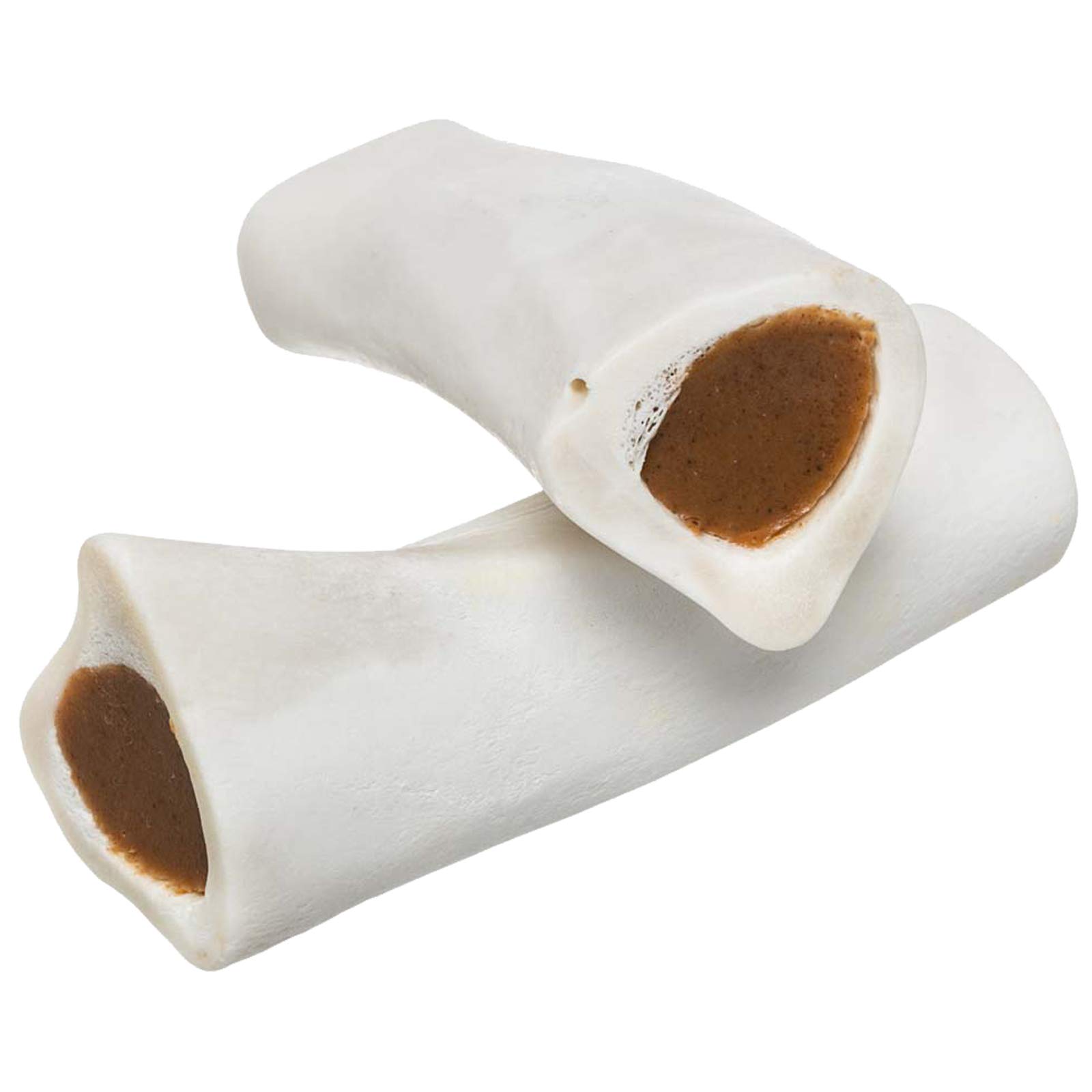 Redbarn Filled Dog Bones - Natural Long-Lasting Dental Treats for Aggressive Chewers | Peanut Butter, Cheese & Bacon, Beef Flavors | Large 6