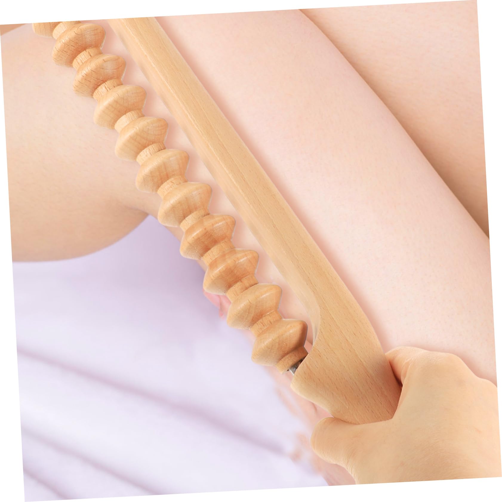Healeved Wooden Massage Roller - Foot, Hand, Scalp, Leg & Body Massage Tool for Relaxation & Pain Relief - Perfect for Home, Spa & Gym Use