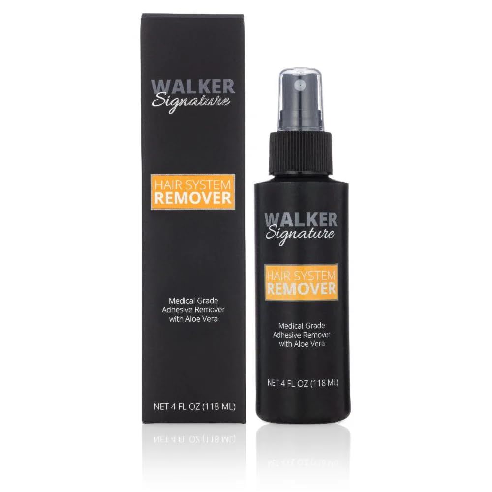 Walker SIGNATURE Hair System Remover Spray - 4oz Bottle for Easy Hairpiece & Toupee Removal | Perfect for Daily Use & Salon Professionals