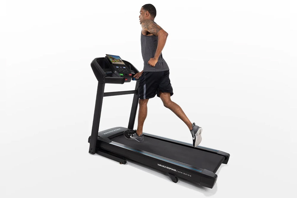 Horizon T202 Folding Treadmill - Compact Home Exercise Equipment for Running & Walking | Perfect for Small Spaces & Home Gym Workouts