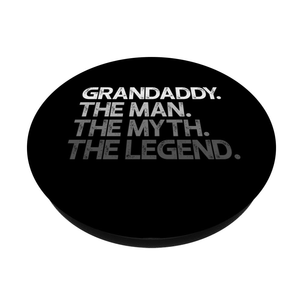 Grandaddy The Man Myth Legend PopSockets - Swappable Adhesive PopGrip for Phones & Tablets - Perfect for Selfies, Gaming & Everyday Use