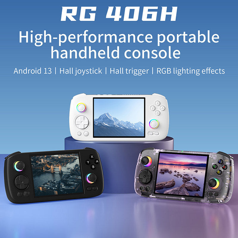 ANBERNIC RG406H Handheld Game Console - Portable Retro Gaming Device for Nintendo, PlayStation & SEGA - Perfect for Travel, Commuting & Home Entertainment