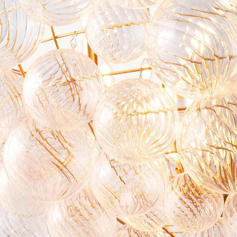 Tammy Round Glass Ball Chandelier - 66