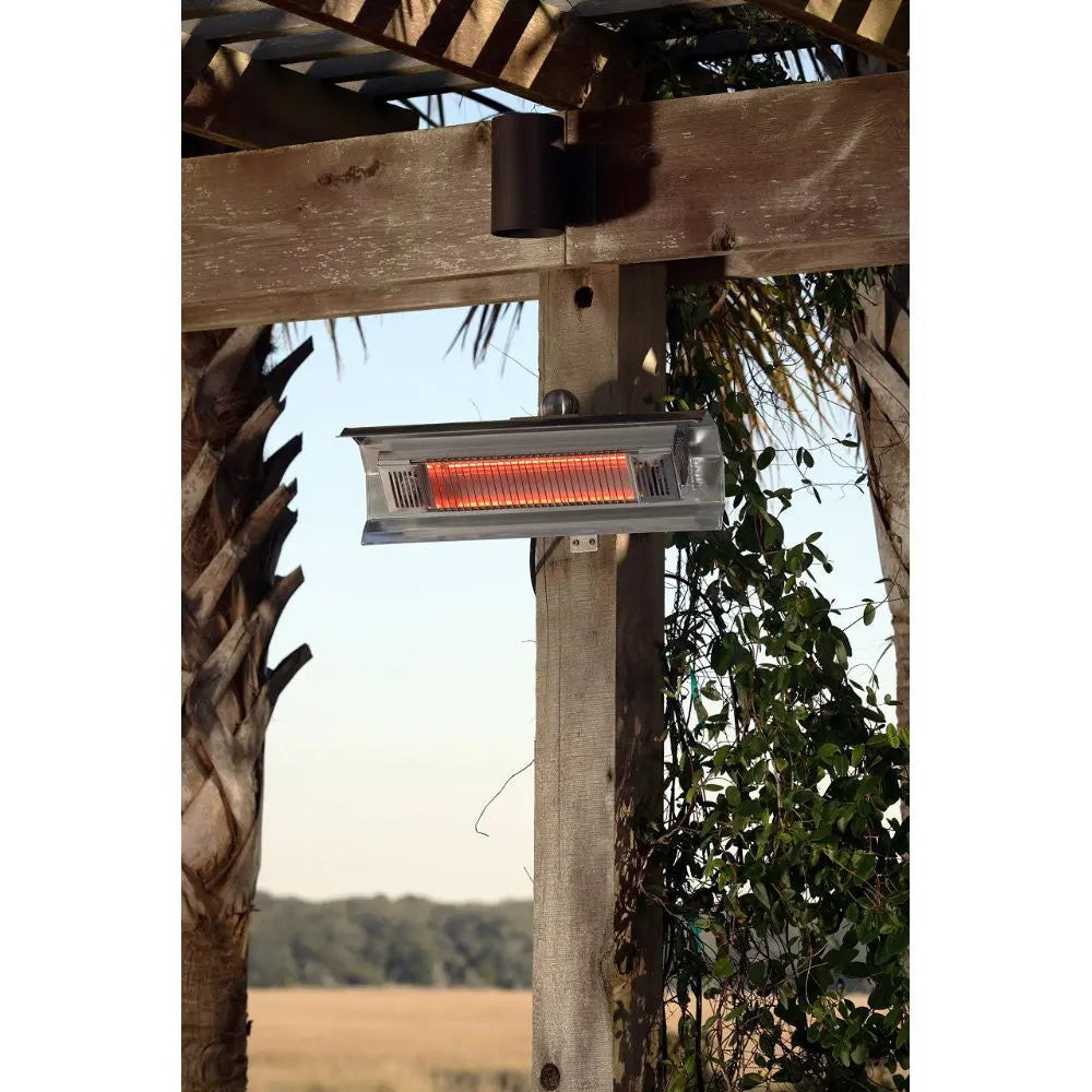 Stainless Steel Wall Mounted Infrared Patio Heater - Outdoor Heating for Patio, Deck, Garden & Restaurant - Perfect for Cold Weather & Entertaining