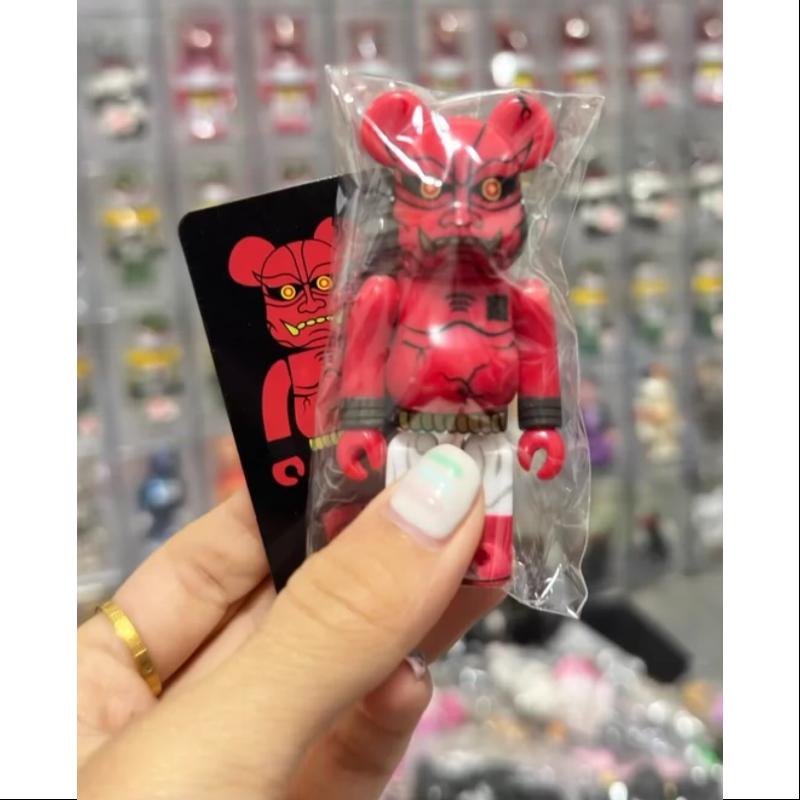 Bearbrick Series 35 SUPER Secret Play Studio Akaoni Shinobu 100% Collectible Figure - Limited Edition Japanese Vinyl Art Toy for Display & Collection, Perfect for Anime Fans & Home Decor