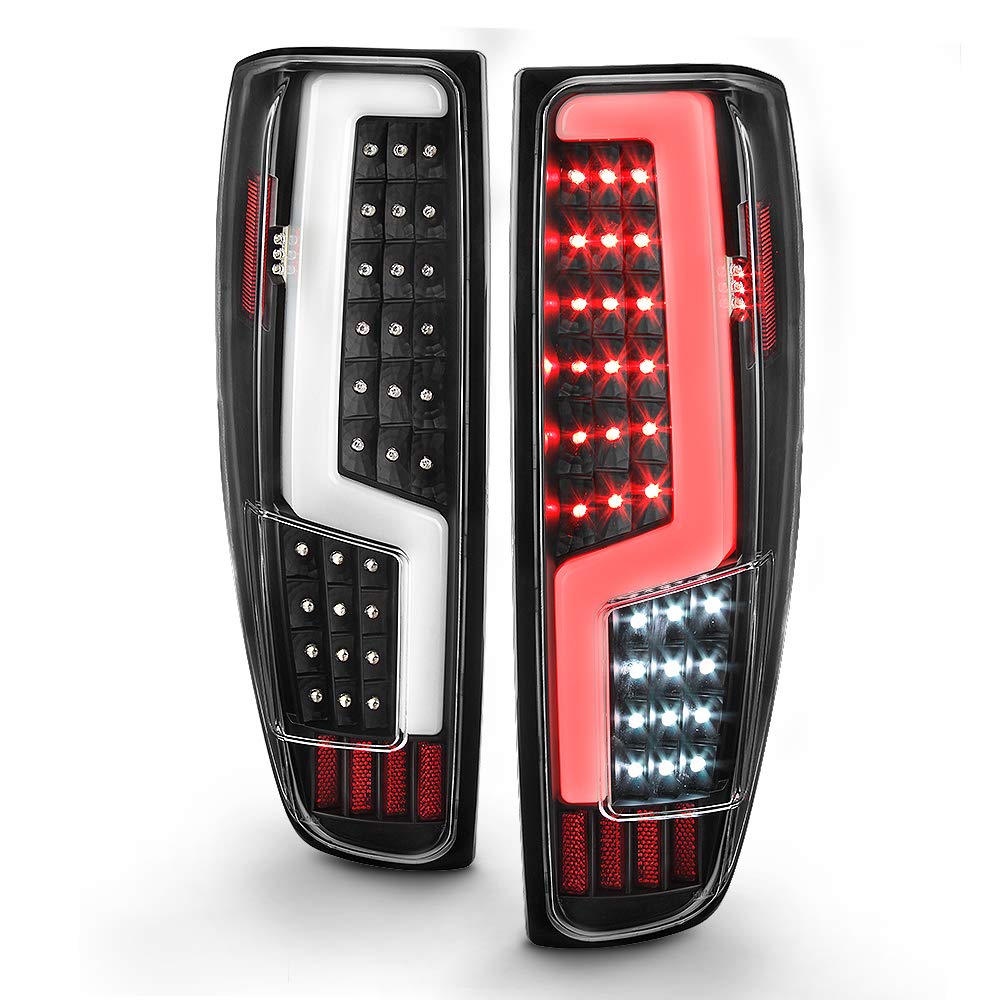 ACANII LED Tail Lights for 2004-2012 Chevy Colorado & GMC Canyon - Full LED Light Tube Brake Lamps (Driver & Passenger Side) - Upgrade Your Truck's Style & Night Visibility