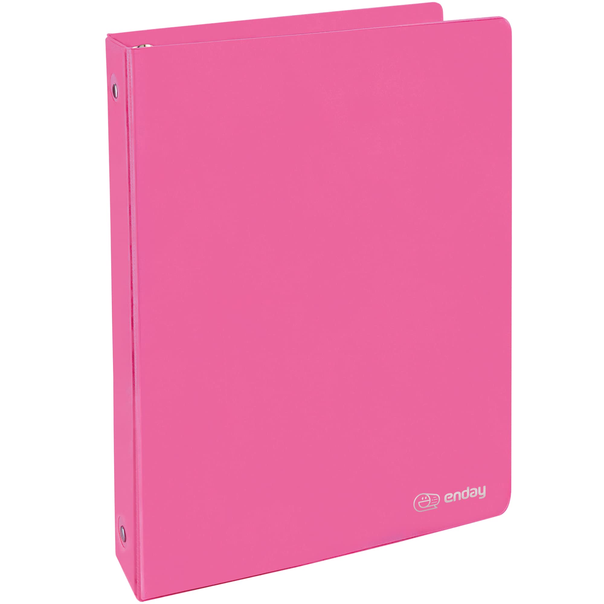 1 Inch 3 Ring Binder with Clear View Cover - Pink 1