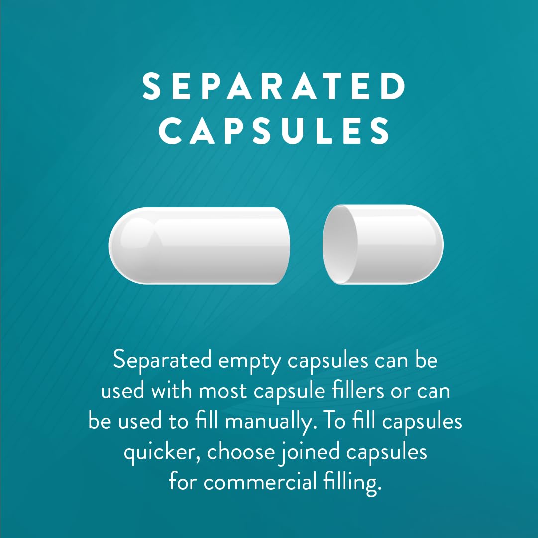 Purecaps USA - 1,000 Count Size 00 Empty Gelatin Pill Capsules | Orange, Non-GMO Certified | SLS, Gluten & Preservative Free | DIY Supplement Filling for Vitamins, Herbs & Powders