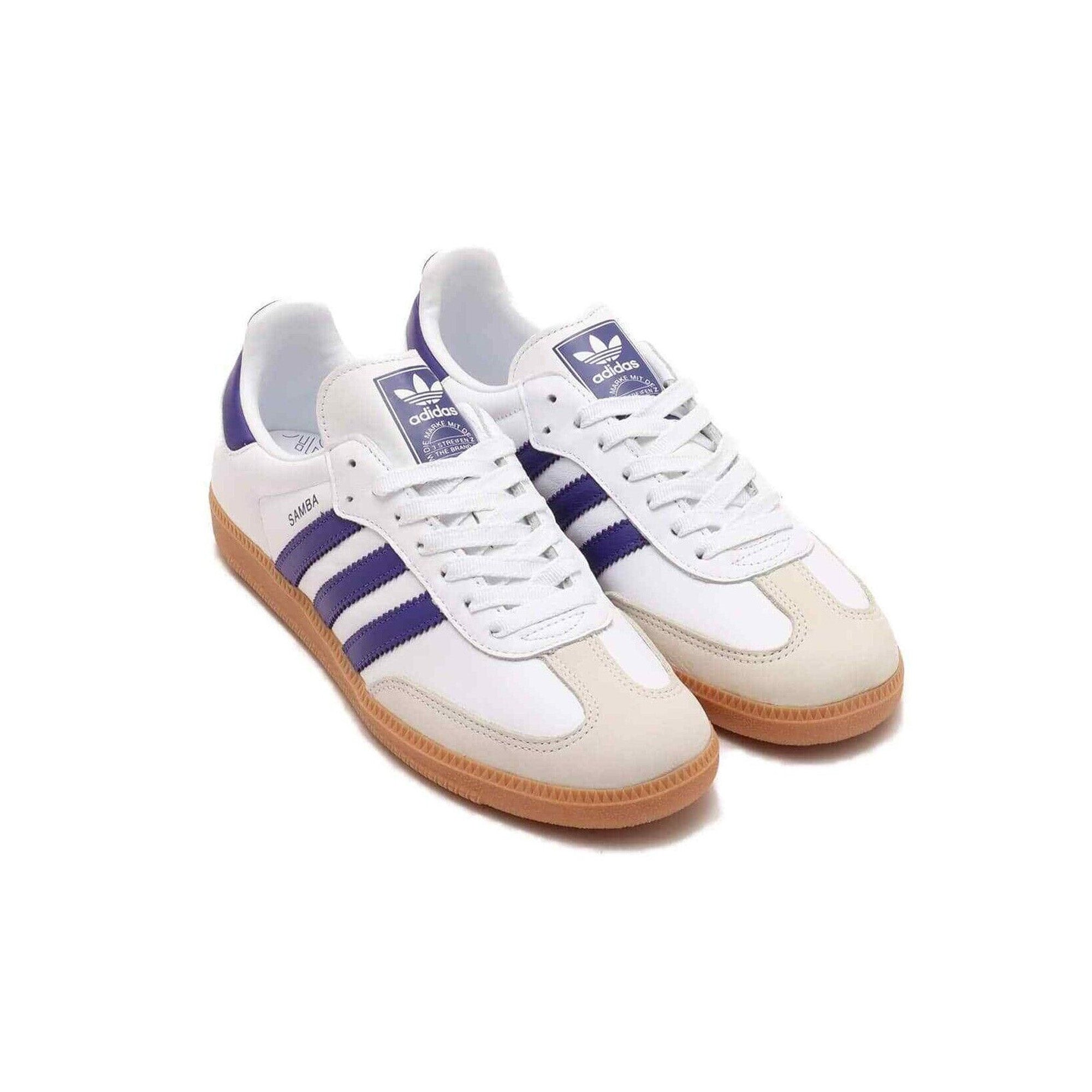 Adidas Samba OG Women's Sneakers - White Energy Ink Gum (2023) | Classic Comfortable Athletic Shoes for Running, Gym & Casual Wear