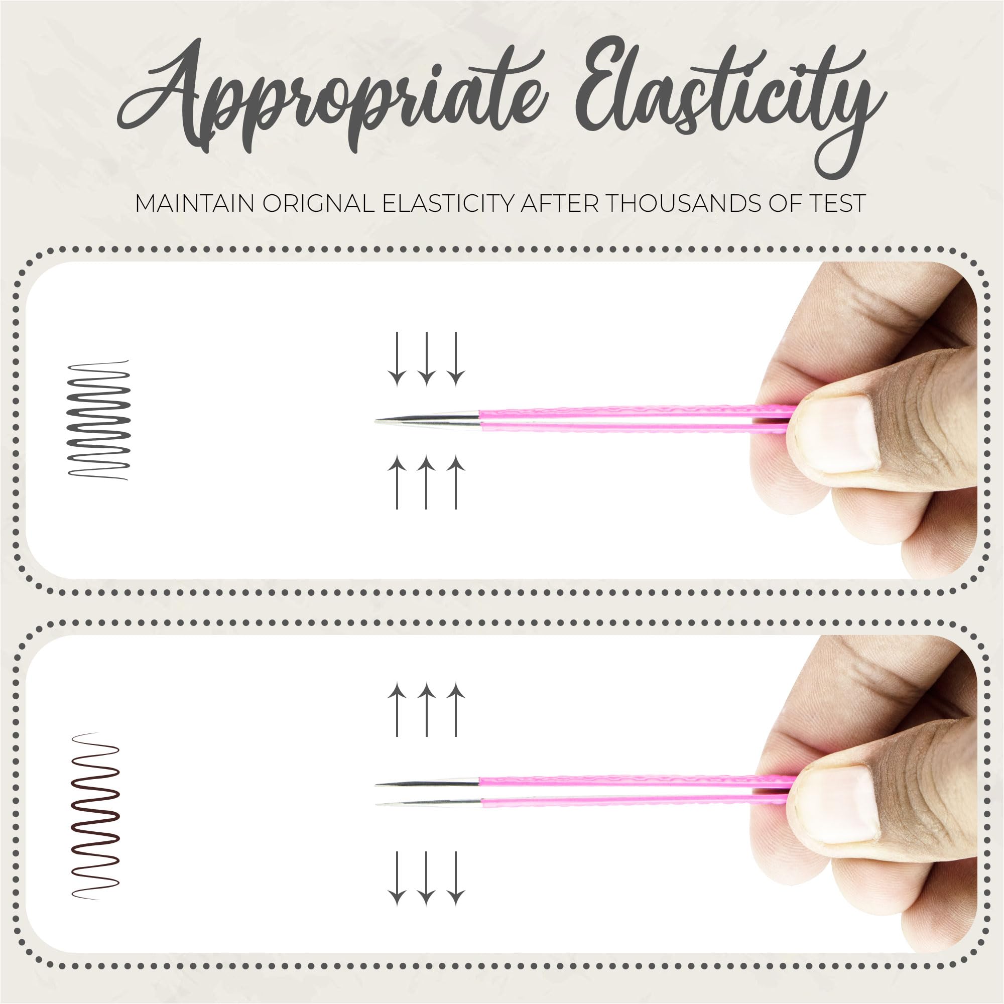 Professional 5Pcs Stainless Steel Eyelash Extension Tweezers Set - Volume & Isolation Curved Tweezers for Lash Artists | Perfect for Salon, Home Use & DIY Nail Art (Pink 3-Piece Set)