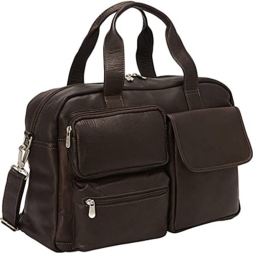 Multi-Pocket Carry-on Luggage - Chocolate Brown Expandable Travel Bag for Women & Men - Perfect for Airplane, Business Trips & Weekend Getaways