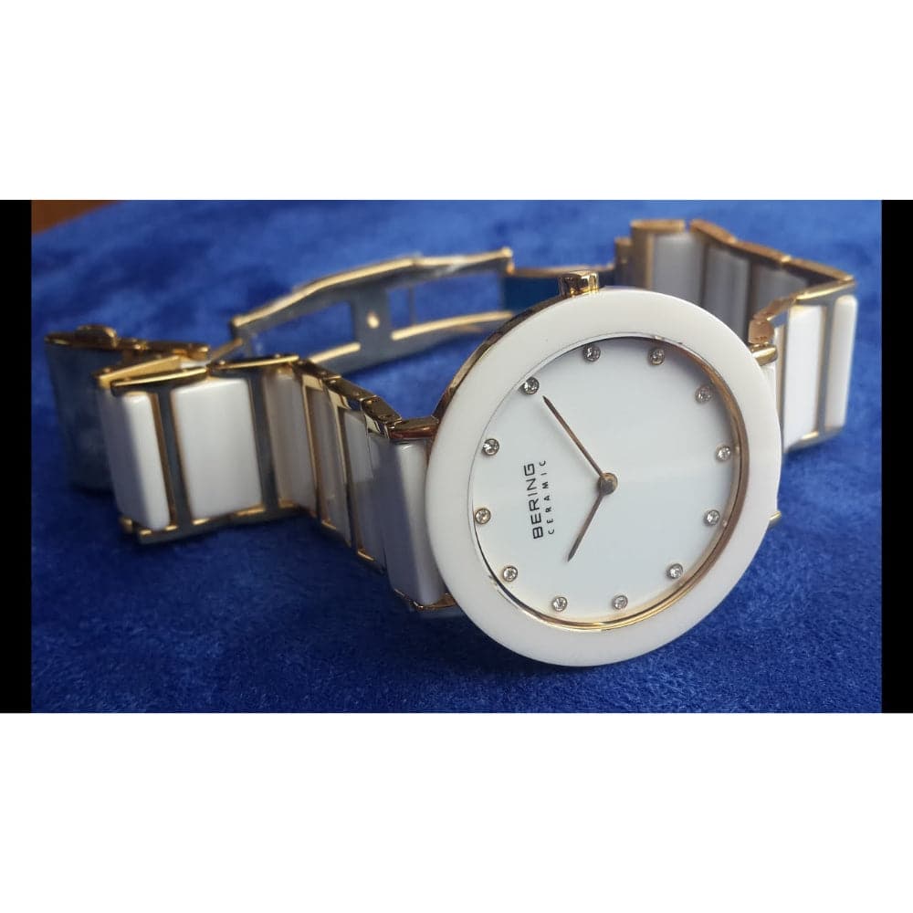 BERING 11435-751 White Ceramic Women's Watch - Elegant & Durable Timepiece for Everyday Wear, Office & Special Occasions