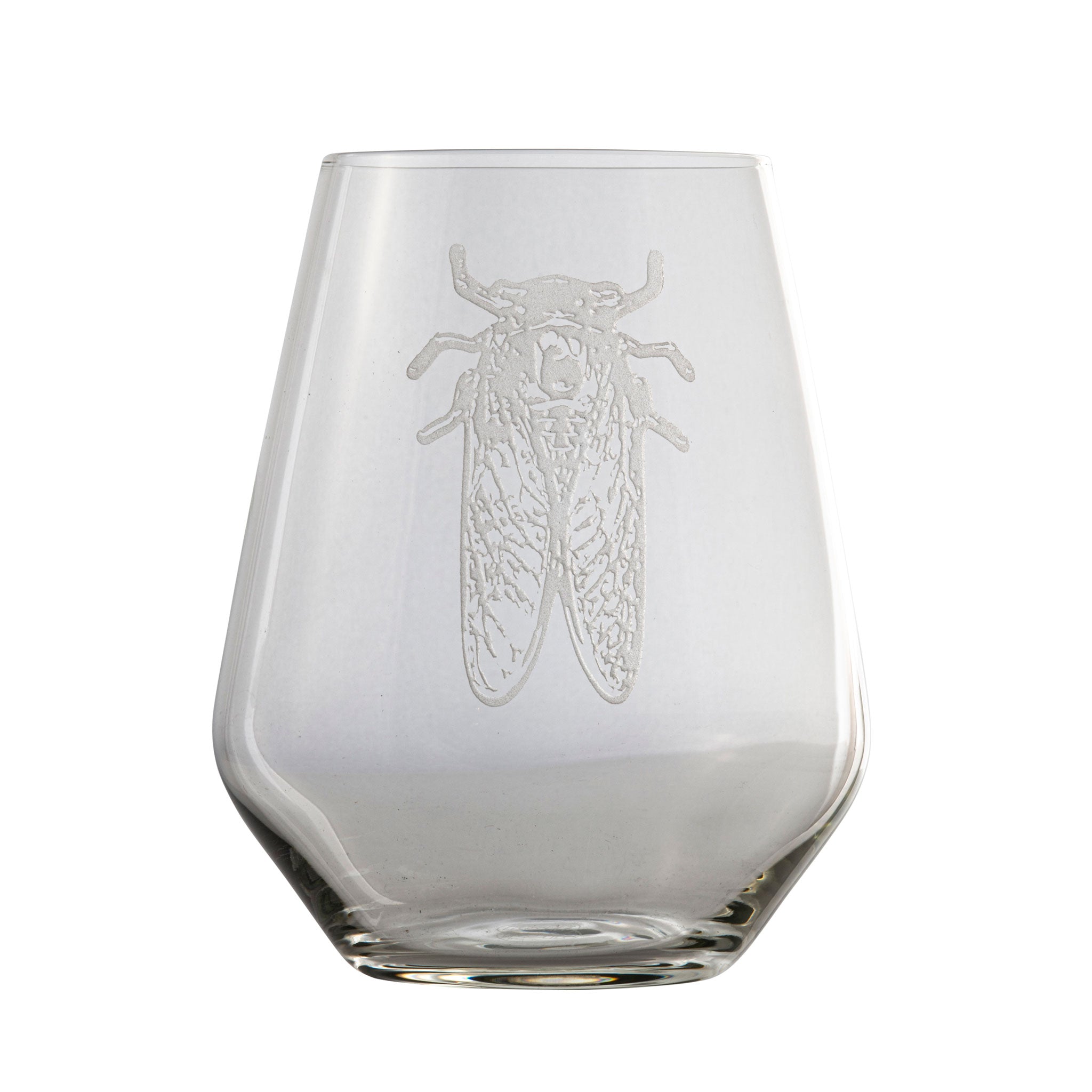Goldbug Collection Stemless Crystal Wine Glass - Elegant & Durable for Red, White, Sparkling Wine - Perfect for Dinner Parties, Weddings & Home Entertaining