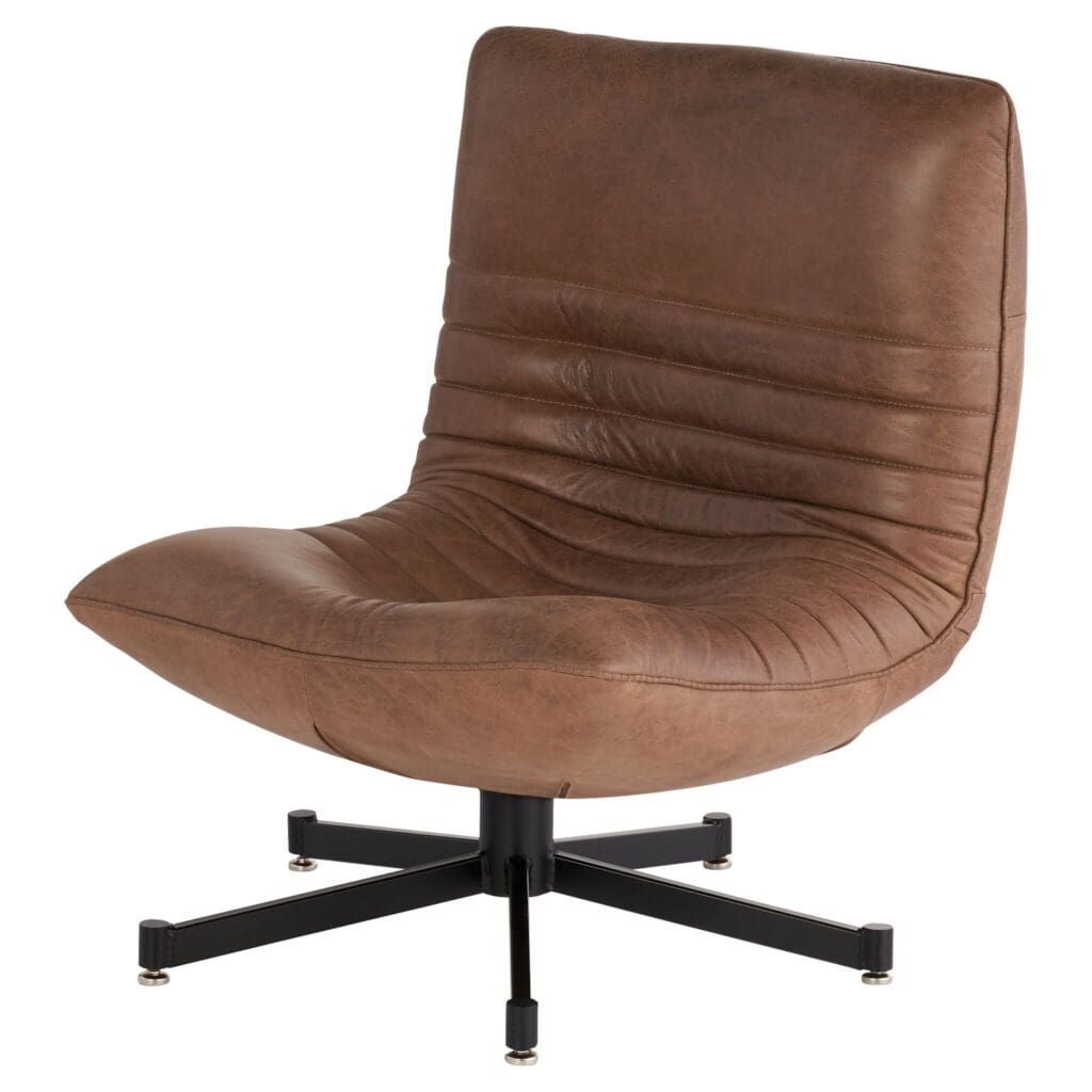 Cyan Design 11750 Eduarda Arm Chair in Black & Taupe - Elegant Accent Chair for Living Room, Bedroom, or Office Decor