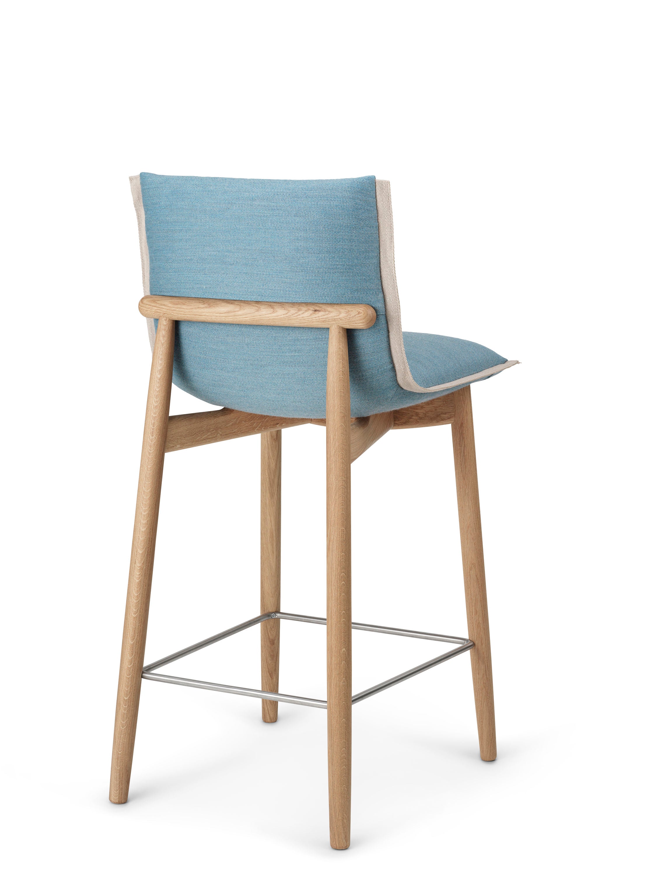 E006/E007 Embrace Stool - Modern Adjustable Bar Stool with Backrest, Ergonomic Design for Kitchen Island, Home Bar & Office Use