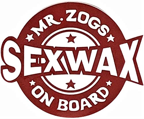 Sex Wax Surfboard Sticker - Durable & Waterproof Decal for Surfboards, Skateboards & Snowboards (Multiple Colors Available) - Perfect for Surfing, Skating & Outdoor Adventures