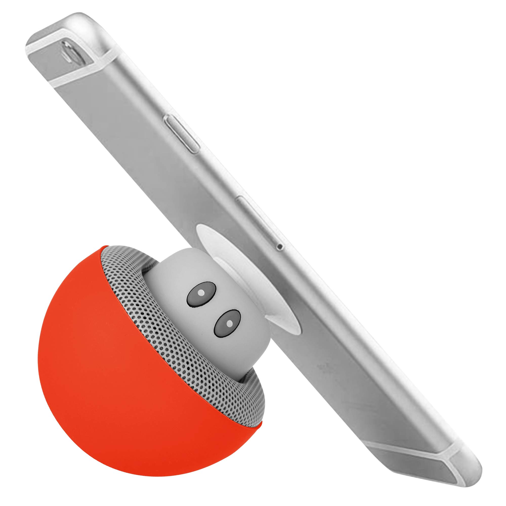 Innova Red Mushroom Mini Bluetooth Speaker - Wireless Portable Speaker with Universal Compatibility - Perfect for Travel, Outdoor Adventures, and Home Use