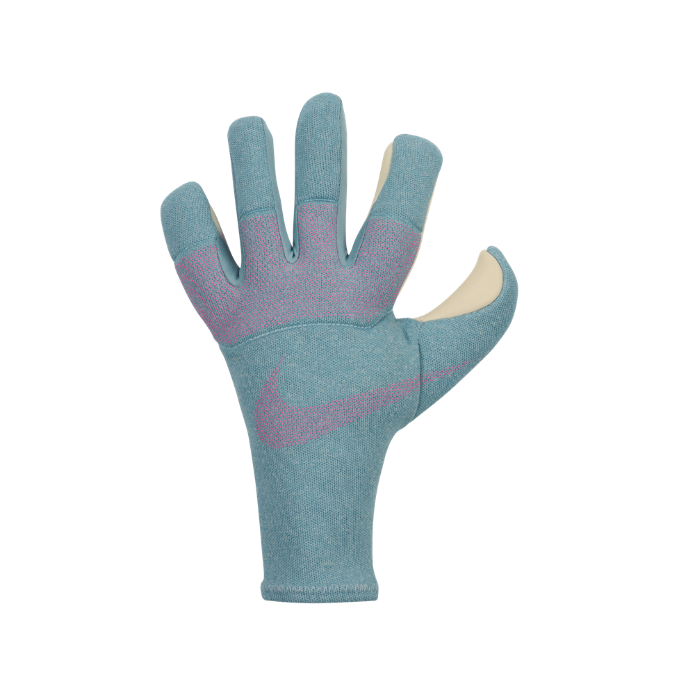 Nike Dynamic Fit GK Goalkeeper Gloves - Ocean Blue/Pink Blast/Aurora Green - Professional Soccer Goalie Gloves for Training & Matches