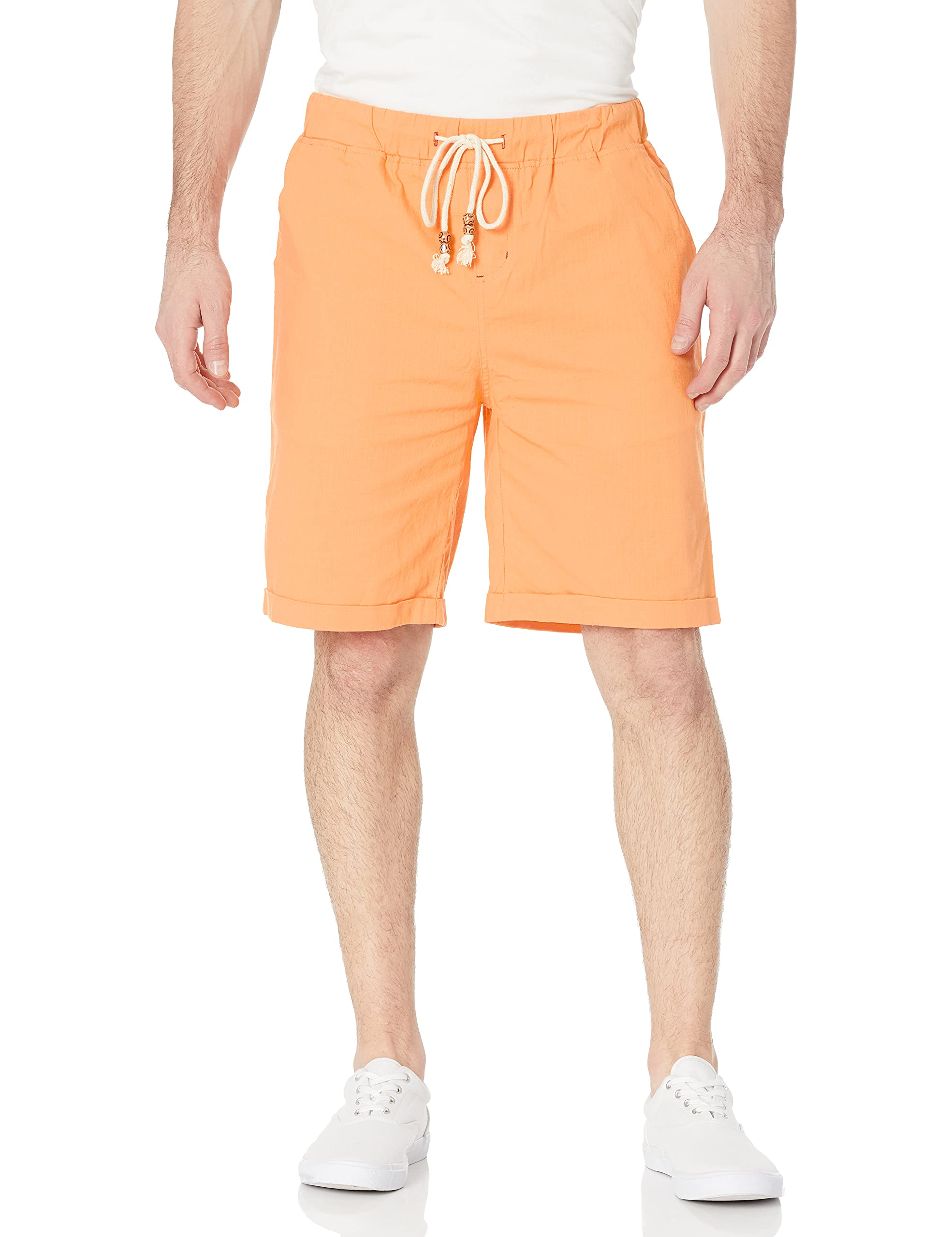 Amazon Essentials Men's Linen Casual Classic Fit Short - Breathable Summer Shorts for Men | Perfect for Beach, Vacation & Outdoor Activities