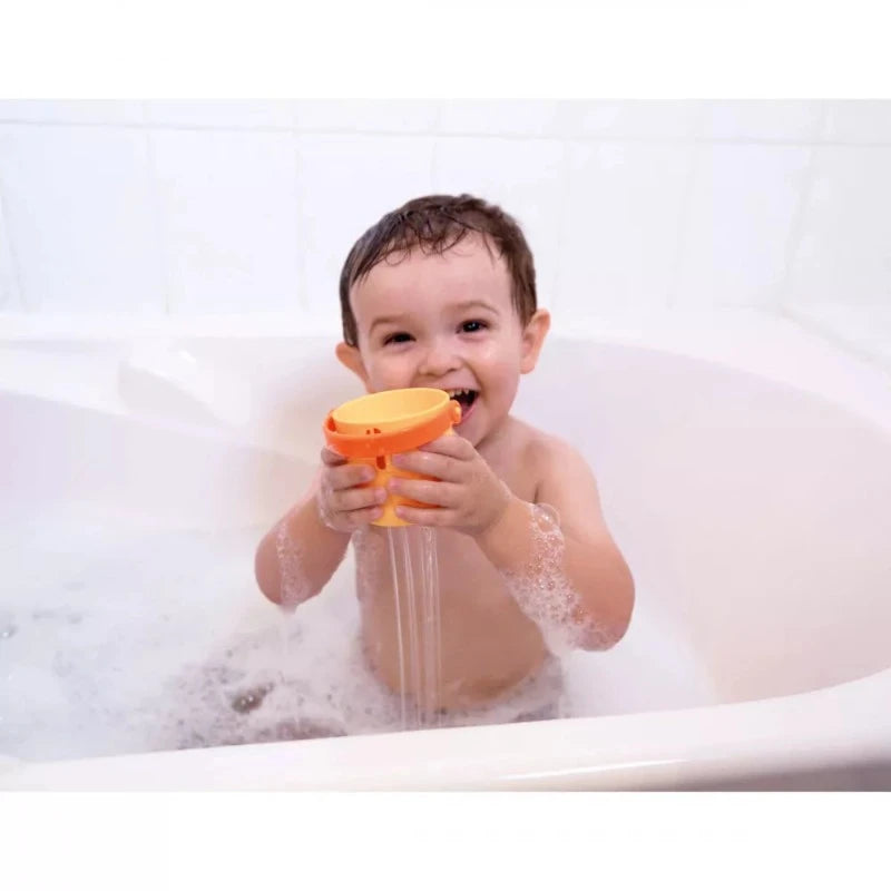 Sea Creature Activity Bath Buckets - Ocean Animal Toy Set for Kids, Toddler Bath Time Fun, Educational Water Play Toys for Sensory Development - Perfect for Bathtub, Pool & Beach Playtime
