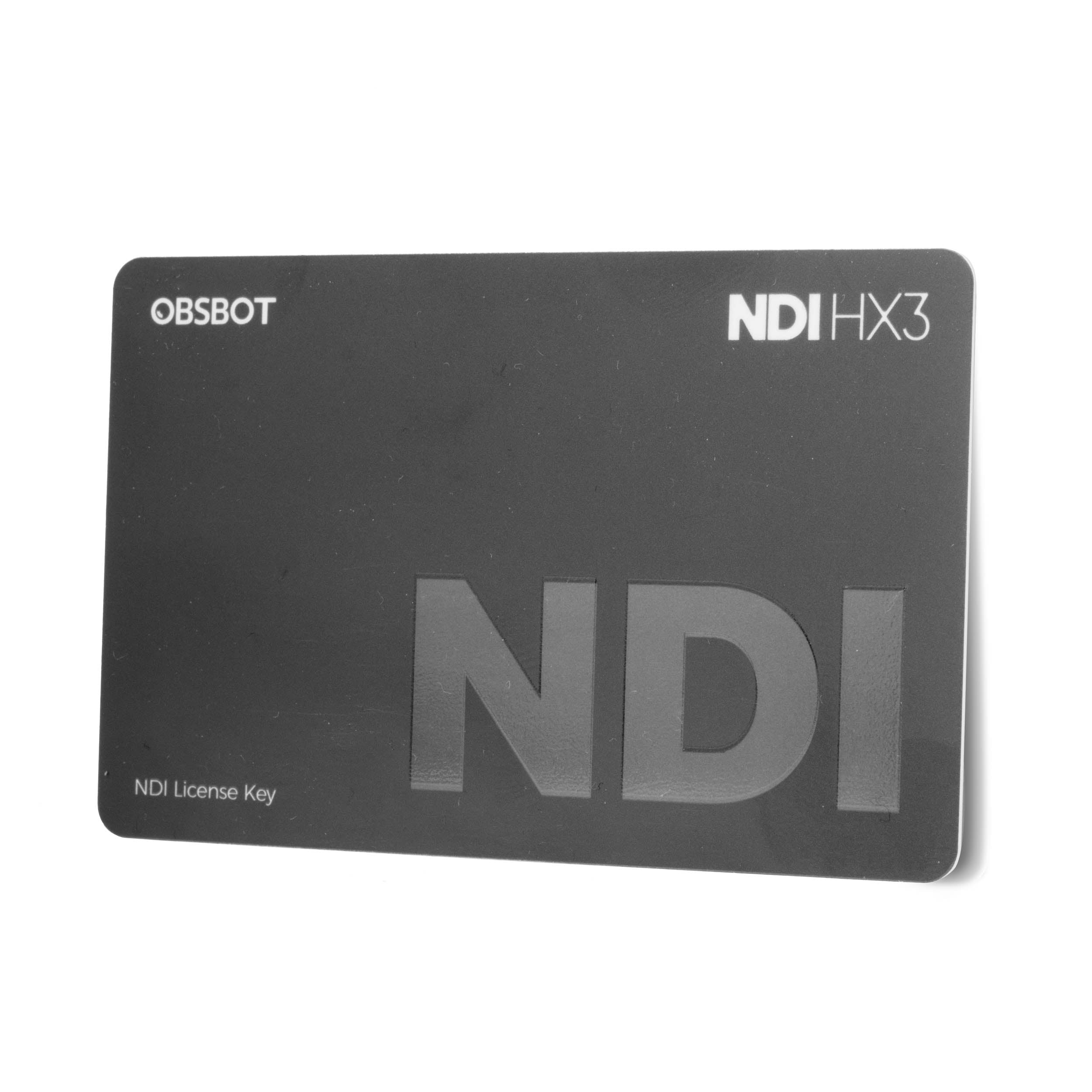 OBSBOT Tail Air Streaming Camera NDI License Key (HX3) - Unlock Professional Live Streaming for Gaming, Webinars & Content Creation