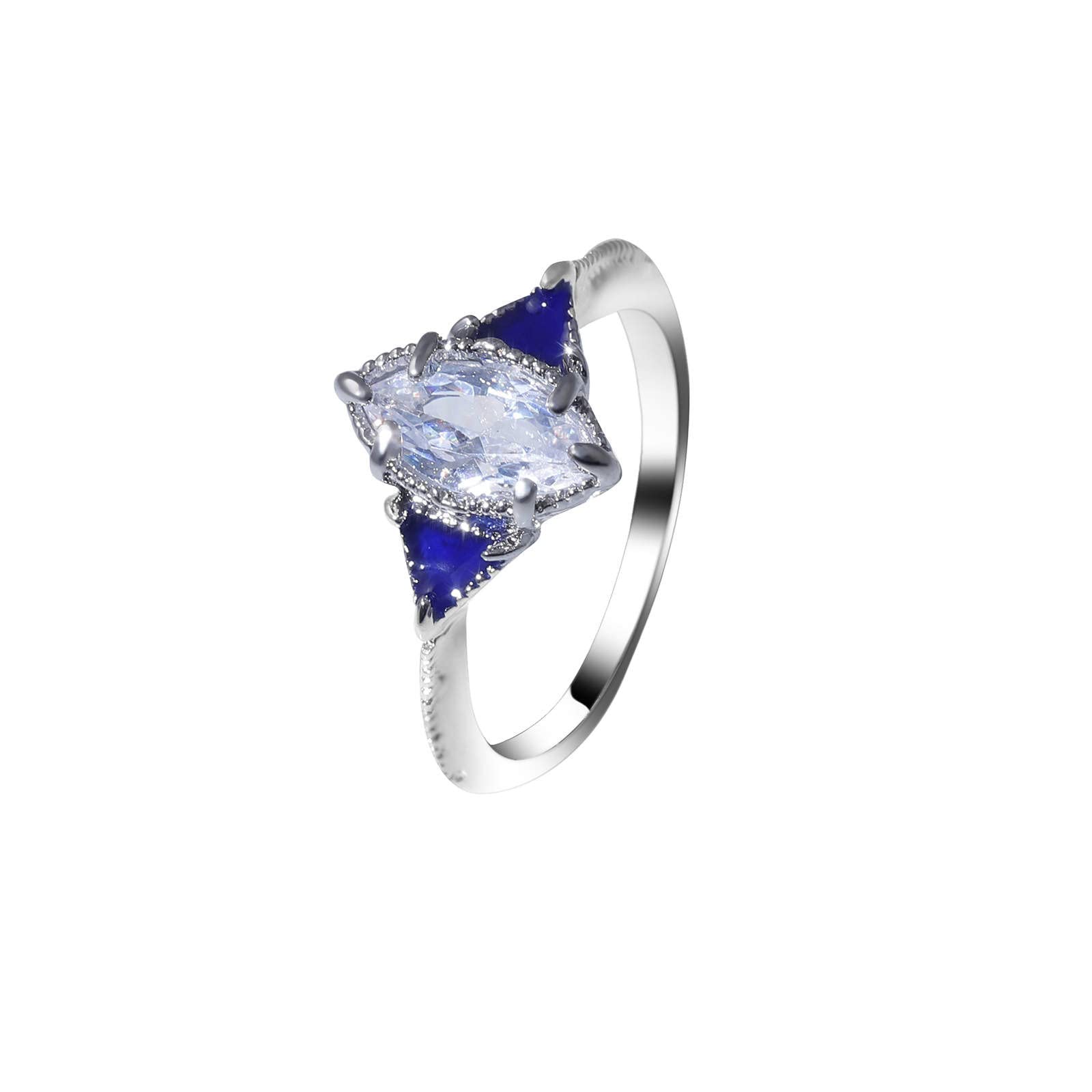 Zircon Engagement Ring for Women - Round Eye Fashion Horse Design, Clean & Bright Wedding Band - Perfect for Proposals, Anniversaries, and Special Occasions