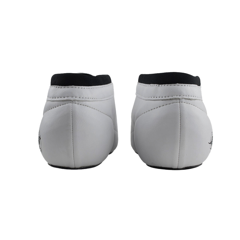 Bont Quad Racer Microfibre White Boot - Premium Speed Skating Shoes for Men & Women - Perfect for Indoor & Outdoor Roller Derby, Track Racing & Training