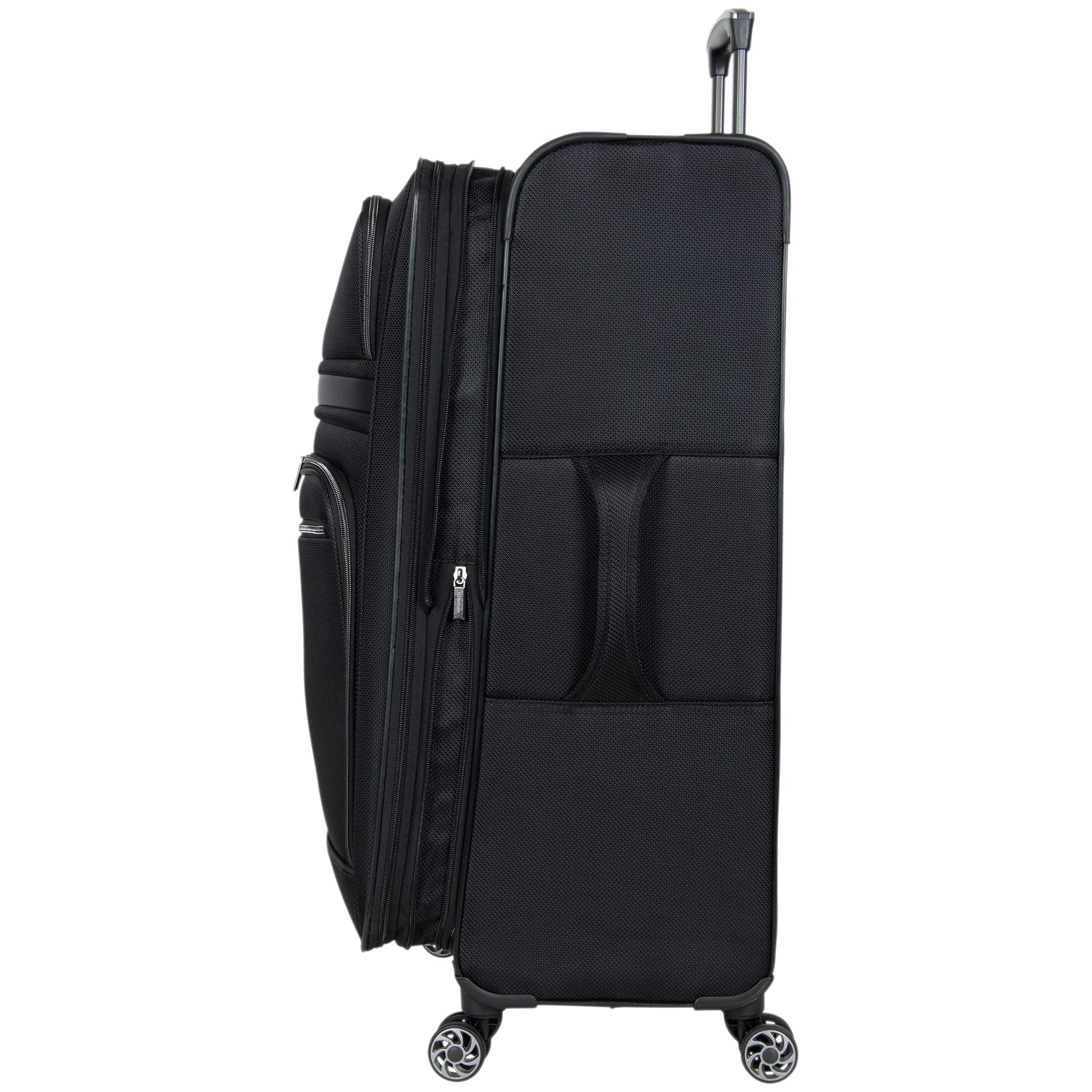 Kenneth Cole REACTION Rugged Roamer Lightweight Expandable 8-Wheel Spinner Luggage Set (20