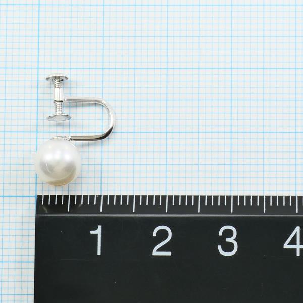 10K White Gold Pearl Earrings for Women - Classic Stud Earrings with Genuine Pearls - Perfect for Weddings, Parties & Everyday Elegance