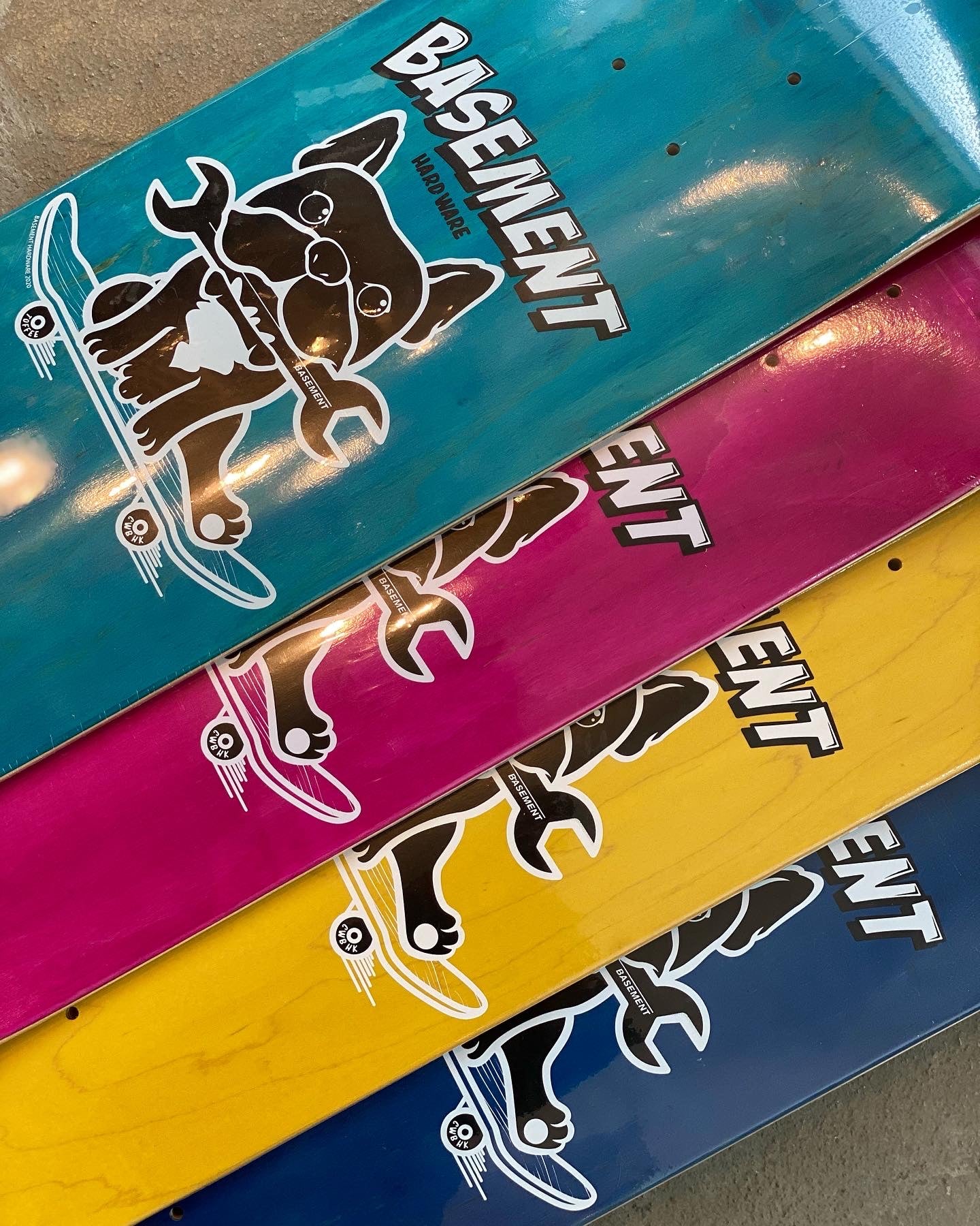 Premium Black Toffee Skateboard Deck - Durable & Stylish for Street Skating, Tricks & Commuting | Basement Hardware