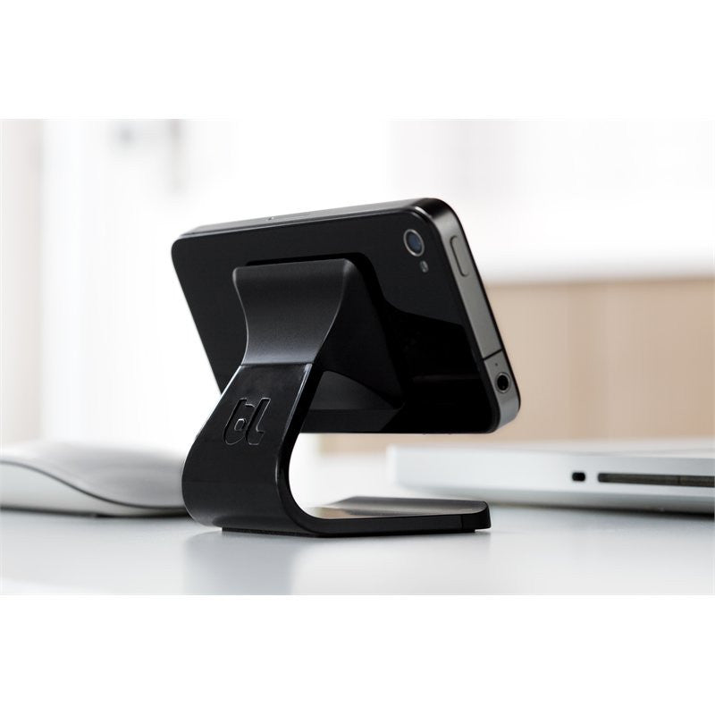 Bluelounge Milo Micro Suction Stand - Universal Phone Holder for Desk, Car, Bed - Secure Mount for iPhone, Samsung, Smartphones - Perfect for Work, Driving, Watching Videos