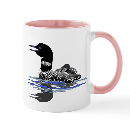 White/Pink Inside - Calling Loon Mug