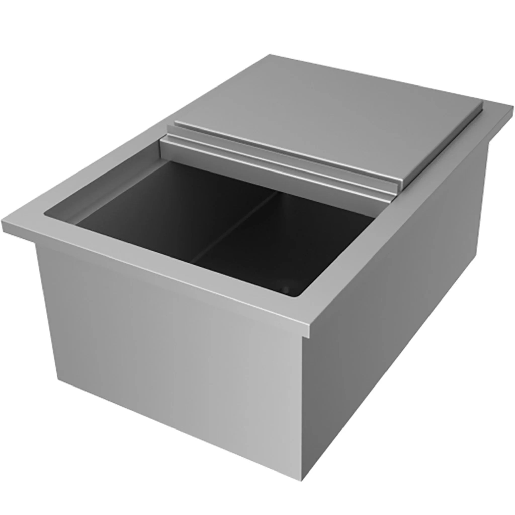 Hestan 16-Inch Insulated Ice Bin - Premium Stainless Steel Ice Bucket for Parties, Cocktails & Outdoor Events - Keeps Ice Cold for Hours - Perfect for Bars, Weddings & BBQs